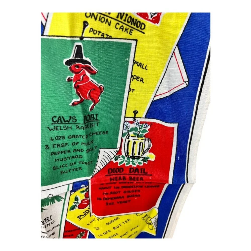 Welsh‎ Recipes Towel NWOT